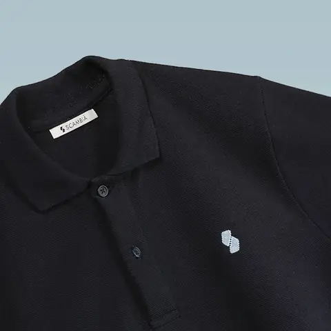 Textured Knit Polo