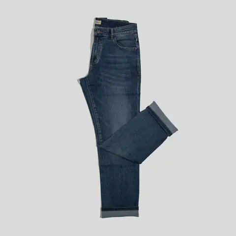 Straight Fit Dark Jeans