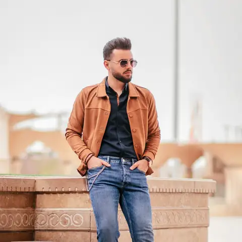 Suede Trucker Jacket