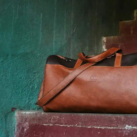 Leather Weekender Bag